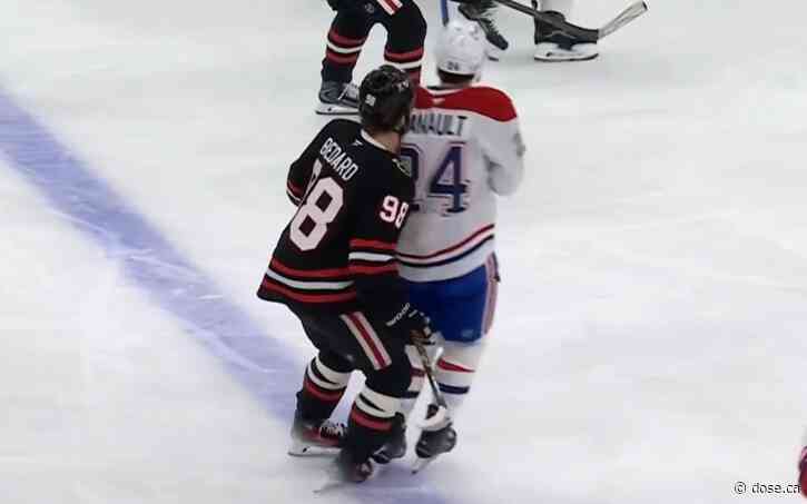 Connor Bedard was (clearly) dissatisfied with the officiating against the CH