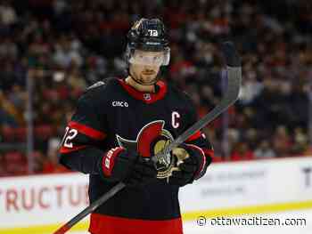 Thomas Chabot nearing return, Johansson gets start for Senators against Rangers