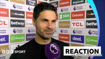 Arteta 'delighted' with Arsenal win after 'tough week'