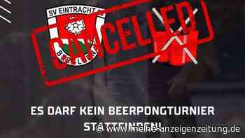Verwirrung um Berglerner Beerpong-Turnier