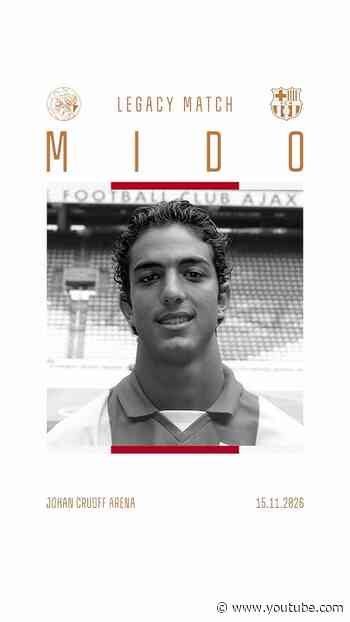 Mido will debut at the Legacy match between Ajax and Barça! 🇪🇬