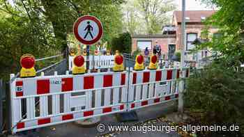 „Von heute auf morgen passiert“: Gesperrte Brücke sorgt für Aufregung in Augsburger Viertel