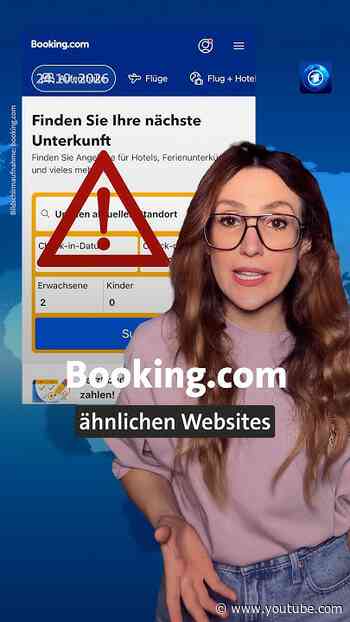 Fiese Maschen bei Booking.com und Co.  #tagesschau #nachrichten #reisen #hotel