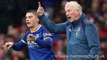 David Moyes can't shed light on new Everton injury and gives Jake O'Brien verdict after Arsenal