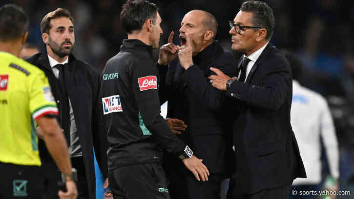 Allegri enraged after Napoli 3-3 Roma: ‘Maybe I shouldn’t be on the touchline’