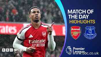 Arsenal beat Everton to go level on points with leaders Man City