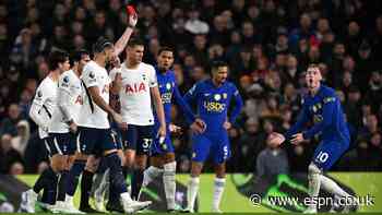 Palmer gets first red as Chelsea reach 100 in PL