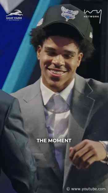 The moment Christian Anderson Jr. became a Charlotte Hornet!