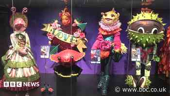 The Masked Singer costumes on display at museum