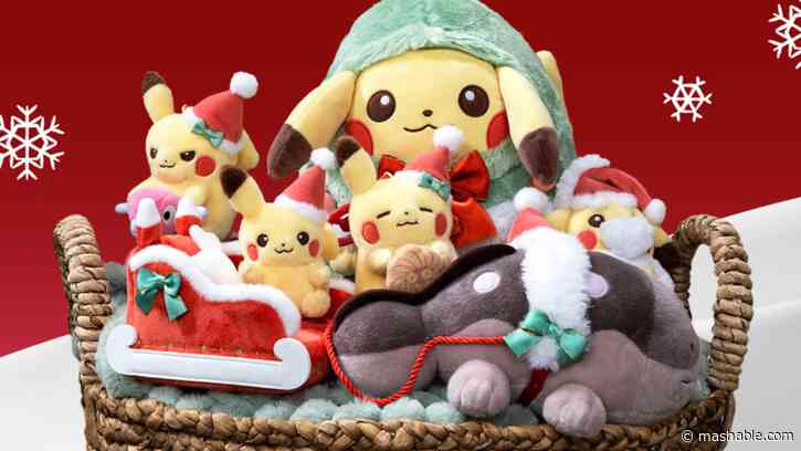 Pokémon teases an adorable new holiday plush collection: How to buy Pikachu tree, Clodsire sleigh, and more