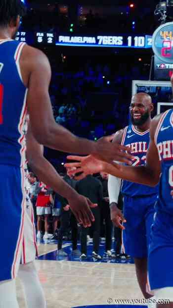 this city. this atmosphere. 💯 #76ers #sixers