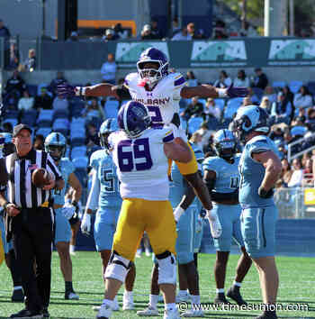 'We're here and we're real': UAlbany football ends URI's home win streak