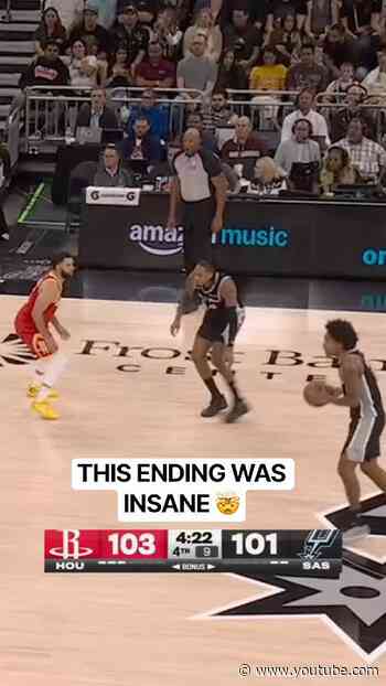 Spurs vs Rockets ending was wild!