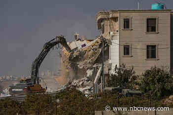 Bulldozers tear down home as Israel cracks down in the West Bank