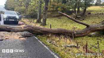 Amber wind warning in place as storm hits