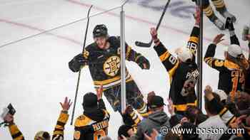 Watch: David Pastrnak, James Hagens go back-to-back to give Bruins late lead vs. Sharks