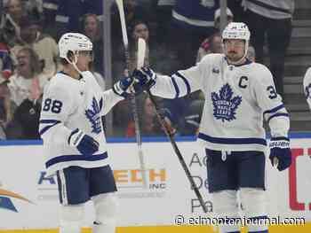 Matthews credits Leafs defence, goaltender Stolarz in win over Oilers