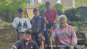 The Kirklees volunteers out in all weathers keeping our woods open