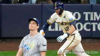 Brewers have 5-4 comeback win over Rays and 2-0 World Series lead