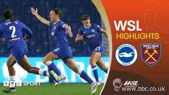 Symonds scores screamer as Brighton beat West Ham