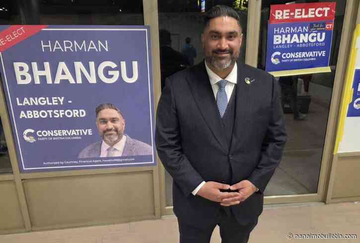 VIDEO: Harman Bhangu wins his second campaign for Langley-Abbotsford