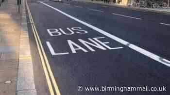 West Midlands drivers unaware of 'secret' loophole allowing them to drive in bus lanes