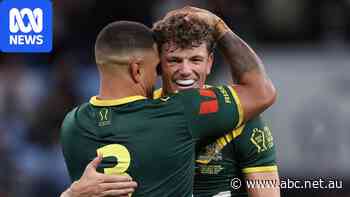 Live: Kangaroos wrap up World Cup weekend against Fiji after Kiwis survive scare