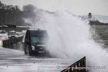 Storm Boelo latest: Hundreds of flights cancelled as 80mph winds batter UK and danger to life warnings issued