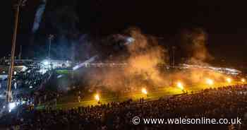 Iconic rugby ground makes historic return as people of Swansea defy Storm Boelo
