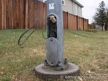 'Where are all the lights?': Copper wire thefts on the rise as Edmonton thieves target street lights and utilities