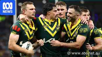Live: Kangaroos escape with World Cup win after Fiji threatens upset