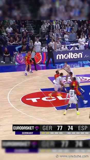 Spain pulled off an UNREAL comeback against Germany 😱 #Eurobasket