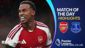 Arsenal beat Everton to go level on points with leaders Man City