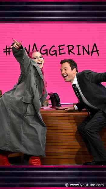 #ADÉLA teaches Jimmy how to do the Swaggerina 🩷 #FallonTonight