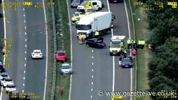 Danger driver who caused dog's death in A1(M) crash told police he had been 'up most the night'