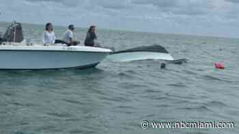 Coast Guard rescues 4 people after 23-foot vessel capsizes near Key Largo