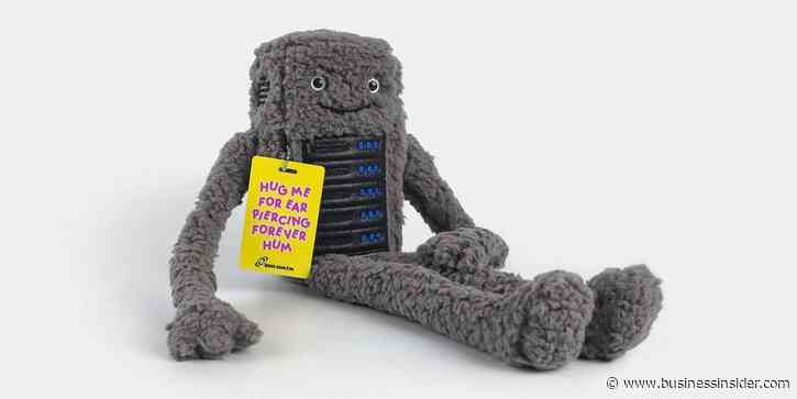 This sold-out plushie emits the grating hum of a real-life data center when you squeeze it
