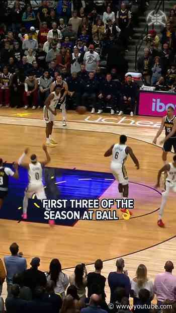 Three-point counter: 1  #nba #denvernuggets