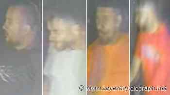 Coventry car garage brawl sparks CCTV hunt for four men