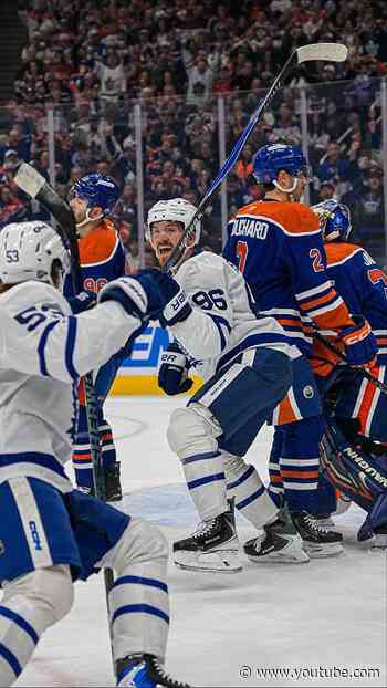 AUSTON MATTHEWS WITH THE LOB PASS 🤯