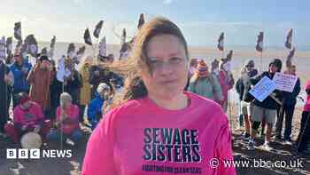 Campaigners with poo cut-outs call for change