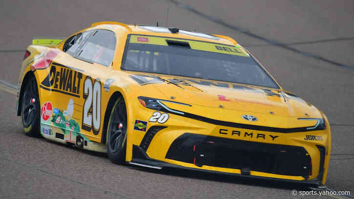 Christopher Bell spins, crashes into wall coming to pit road in NASCAR Talladega race