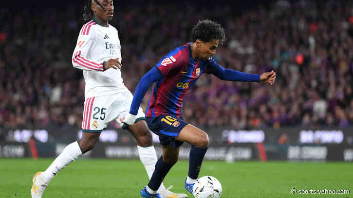 Real Madrid lead Barcelona in tense Clásico clash