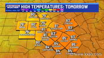 Rain chances this week, seasonable temps