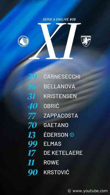 Atalanta-Frosinone | Our Starting XI | 8ª Serie A Enilive 2026/27