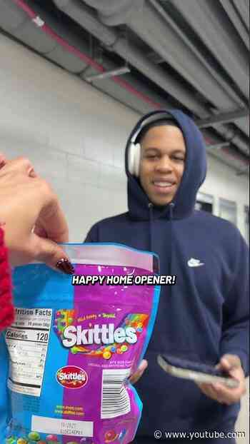 Surprised our guys w/ their favorite candy 🤝😂