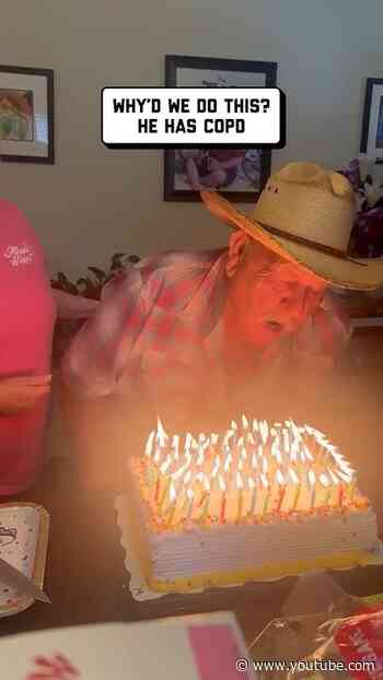 grandpa was blasé about cake fires