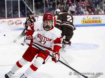 Canucks Prospects: Boston University coach heaps praise on Caleb Malhotra: ‘I could go on and on’