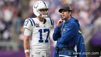 Colts' Steichen says he's not mulling a QB change despite Jones' struggles