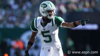 Jets WR Wilson says sideline screaming wasn't directed at QB Smith